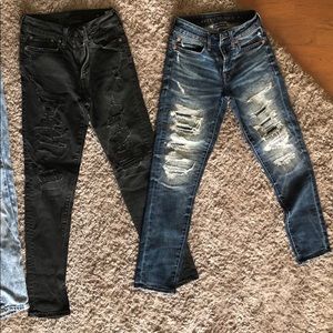 American Eagle Skinny Jeans 3 pair
